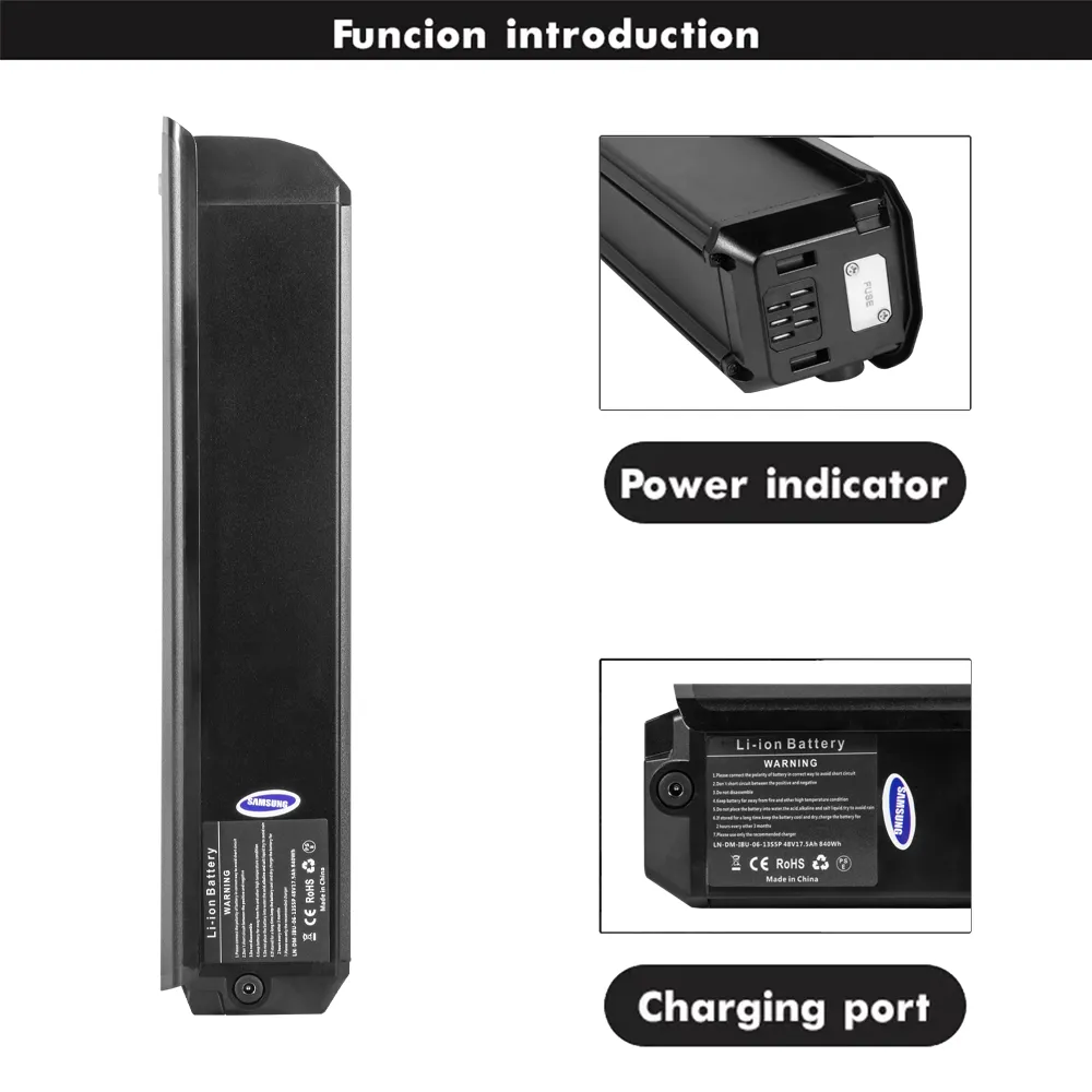 Batería original Shengmilo 48V 17,5Ah para MX03 / MX04 / MX05 / MX06 / S600 - Imagen 7
